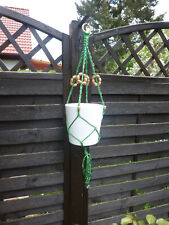 Makramee Ampel Ƹ̵̡Ӝ̵̨̄Ʒ Blumenampel Hängeampel Makramee mit Perlen 