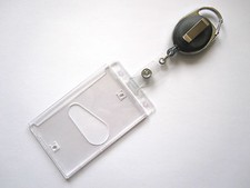 2 x Skipasshalter inkl. Hülle, Ausweishalter, Ausweisjojo, Skipassjojo, schwarz