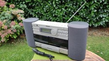 Sony ZS-D7 Ghettoblaster Radio CD MD Tape AUDIO SYSTEM --DISPLAY mit Pixelfehler