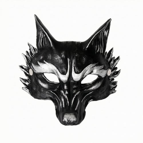 Wolfsmaske detailreich