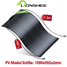 Flexibel Solarpanel Flex Solarmodul 120W 240W 480W Monokristallin für Wohnmobil