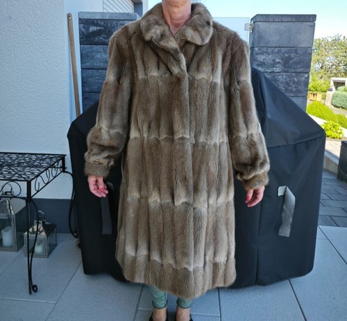 Echte pelz jacke - bisam, wammen