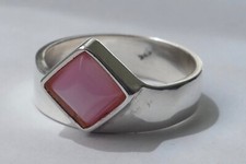 Ring rosafarbener Perlmutt 925