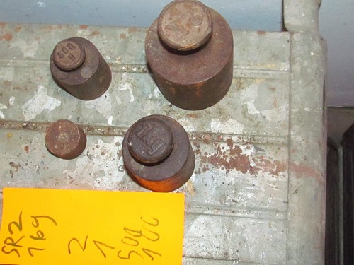 4rostige gewichte - gewichte, f