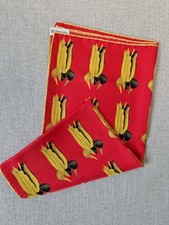 Original Burberry Seidentuch Schal 90x90 100% Seide Silk Scarf Duck Print Enten 