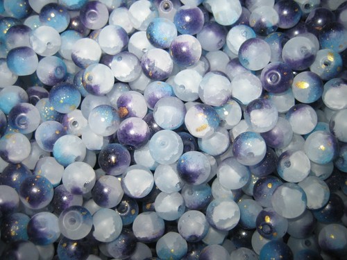 Glasperlen mix crackle - glasperlen, mix/crackle