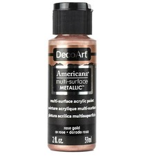 DecoArt Americana Multi-Survace Metallic Acrylfarbe 59ml verschiedene Farben