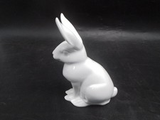 Fürstenberg Porzellan Figur Jahreshase,Hase Humphrey sitzend Weiß,Jahr 2007