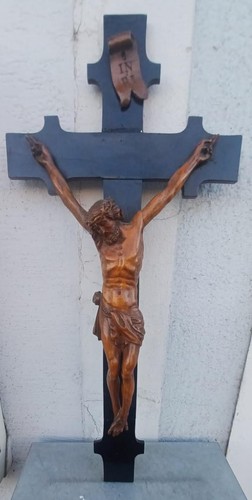 Holzkreuz 1850 jesus x - holzkreuz,