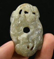 2'' Hongshan Old Green Jade