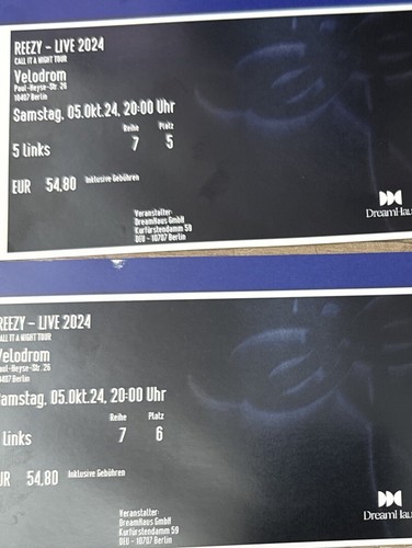 Reezy konzert tickets - reezy,