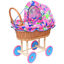 Puppenwagen aus Weide Holz