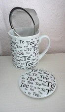Schöne 3-tlg. TEE-TASSE