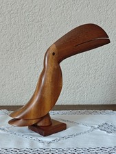 Große Holzskulptur Tukan