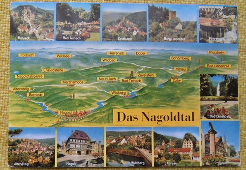 Ansichtskarte nagold das - nagold,,