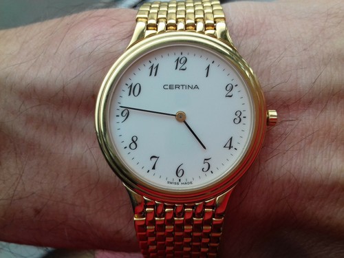 Certina saphir gold slim - certina,