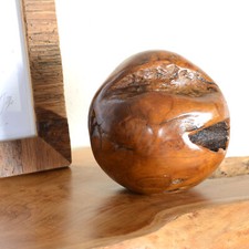 Teak-Holz Kugel ca 20 cm