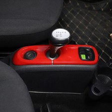 Red Center Console Trim Cover