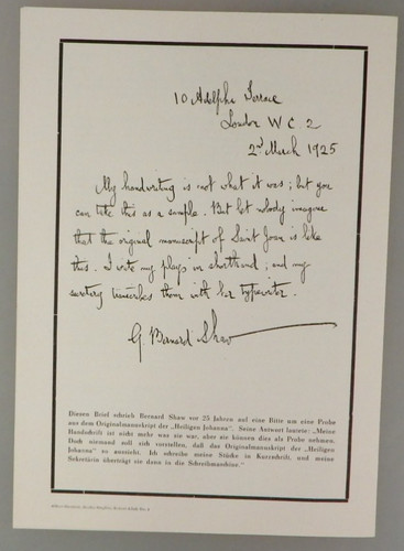 Faksimile autograph bernard - faksimile,