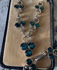 Antikes Schmuckset, Silber 835, Mit Opalen ? , Sehr Guter Zustand, Art Deco?