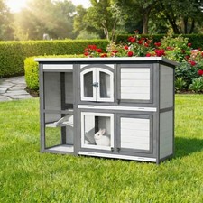 Hasenstall zweistöckig