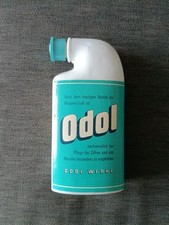Vintage Original Alte Odol Keramikflasche Mit Inhalt 1950 1960er Kein Reissue