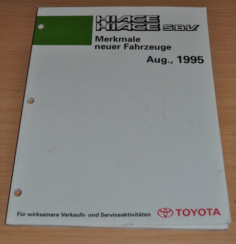 Werkstatthandbuch toyota hiace - toyota,