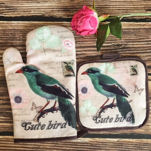 Ofenhandschuh-Topflappen-Set
