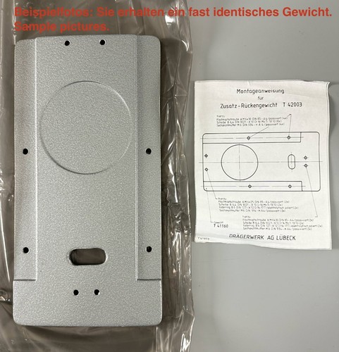 Dräger zusatz rückengewicht - dräger,
