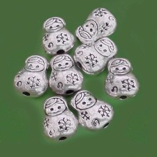 Metallperlen Matroschka 10 mm