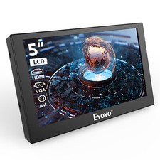 5 Zoll HDMI Monitor VGA BNC AV Anschluss CCVT Bildschirm Kamera Video PC Monitor
