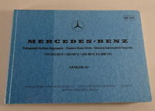 Bildkatalog Mercedes Benz W111 Cabrio & Coupé 250, 280, 280 SE/SEC 3.5 von 1978