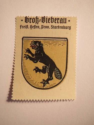 Groß bieberau reklamemarke - groß-bieberau, /