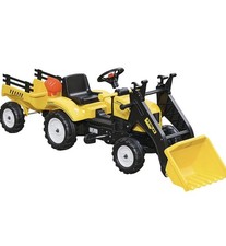 Kinder Trettraktor mit Anhänger & Schaufel – Bagger Spielzeug 3–6 Jahre