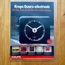 Krups Quarz electronic Uhr