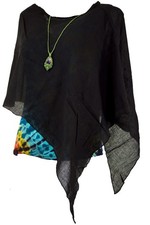 Lagenlook poncho leichter - lagenlook, poncho,
