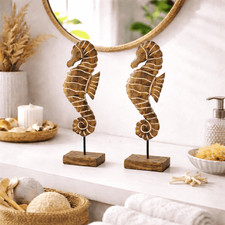 Dekofigur Seepferdchen 2er Set