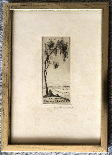 Karl schultheiss radierung - m.,