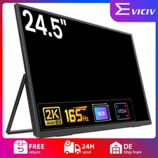 EVICIV 2K Portable Monitor 24,5 Zoll 2K 165Hz Tragbarer Monitore mit 2560 * 1440