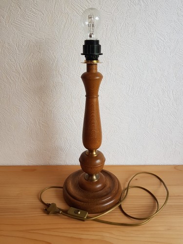 Vintage holz lampenständer - vintage,