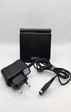 Nintendo Game Boy Advance SP Handheld-Konsole - Onyx Schwarz mit Ladekabel 