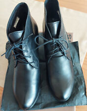 Hochfrontpumps Ankleboots Tamaris 39 UK 6 Leder Schwarz