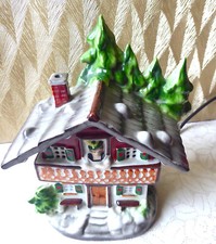 RAUCHVERZEHRER  "ALPENLÄNDISCHES HAUS"  Gem: EHZ FUNKTIONSFÄHIG  "1950er JAHRE"