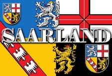 Saarland Wappen Foto Magnet