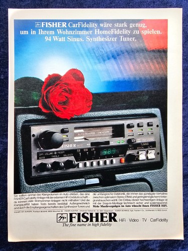 Fisher car fidelity pkw - pkw, radio