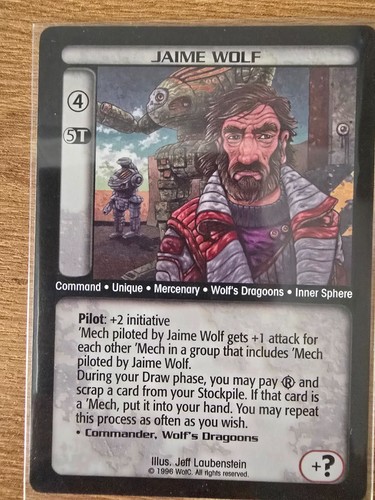 Battletech ccg jaime wolf - battletech,