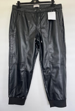NEU! HEINE Lederhose Kunstleder Jogpants Jogger Hose Gummibund Tunnelzug XL XXL