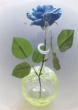 Rosenvase Glas Lauscha