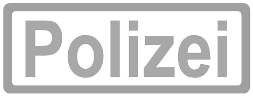 Aufkleber schriftzug polizei - >aufkleber,