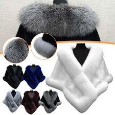 Kunstpelz Lang Schal Stola